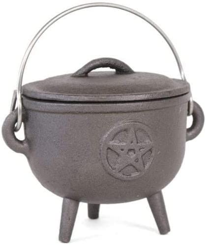 Chaudron Fonte Pentagrame 12 cm