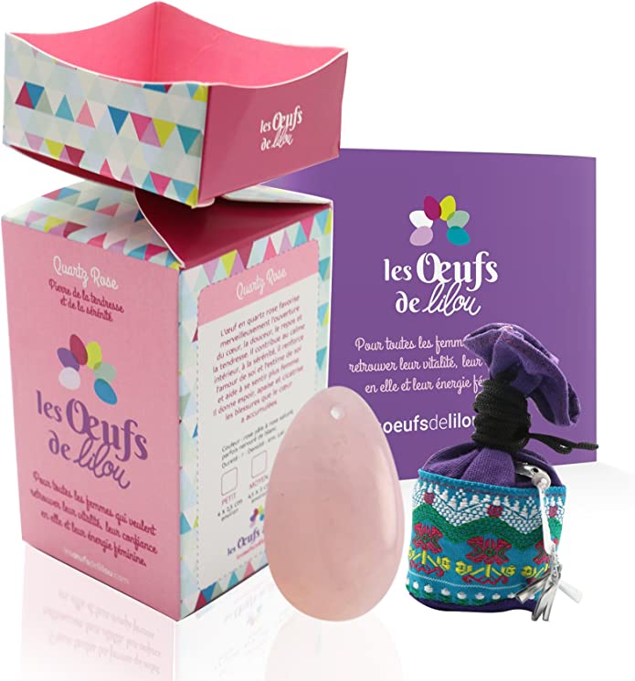 Oeuf de Yoni Quartz Rose